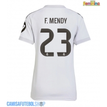 Camisa de time de futebol Real Madrid Ferland Mendy #23 Replicas 1º Equipamento Feminina 2025-26 Manga Curta